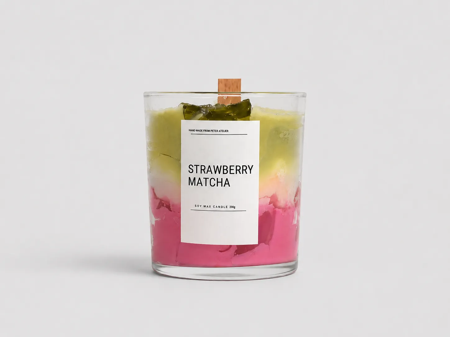 Strawberry Matcha Candle - 1